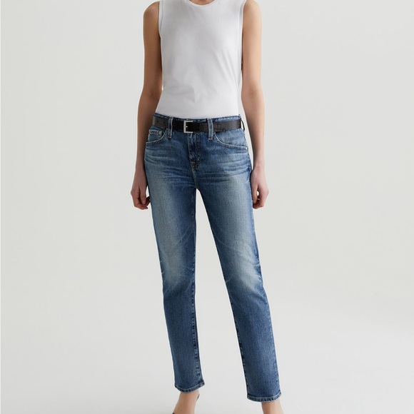 Ag Adriano Goldschmied Denim - AG Adriano Goldshmied Ex Boyfriend Slouchy Slim Straight Denim Jeans